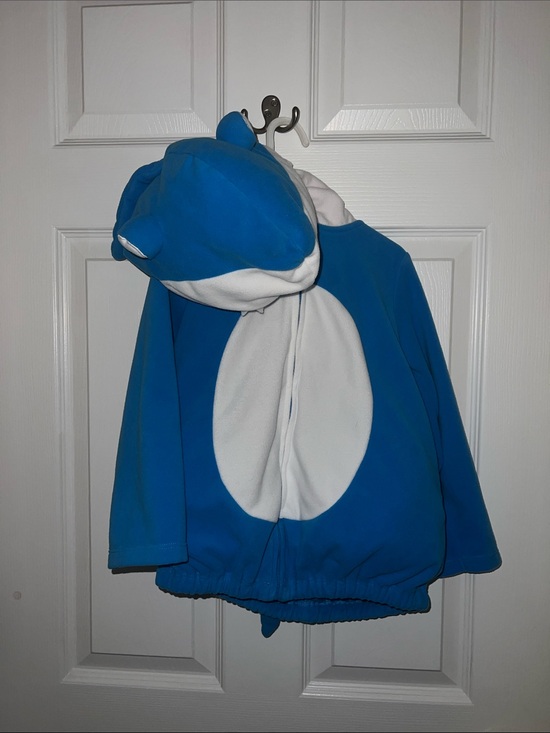 Carter's Other - Baby blue shark hoodie jacket zip up